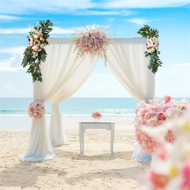 2pc Artificial White Peony Swag Flowers Wedding Arch Backdrop Decor Wall Door Threshold Wreath Living Room Party Pendant Garland
2pc Artificial White Peony Swag Flowers Wedding Arch Backdrop Decor Wall Door Threshold Wreath Living Room Party Pendant Garland