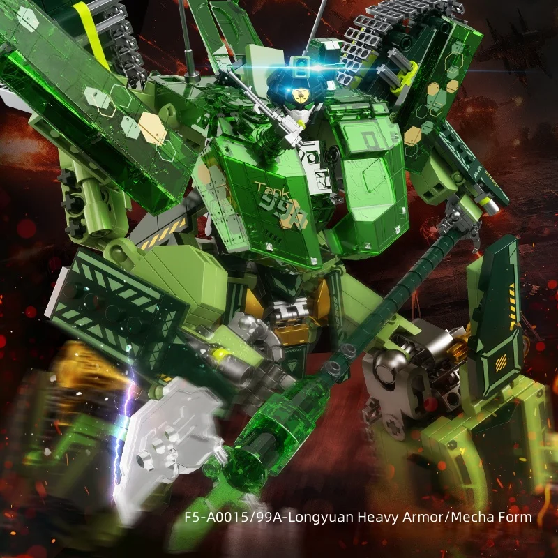 Building blocks heavy armored warrior can be transformed into a heavy tank, creative MOC model ornaments birthday gift for boys
Building blocks heavy armored warrior can be transformed into a heavy tank, creative MOC model ornaments birthday gift for boys