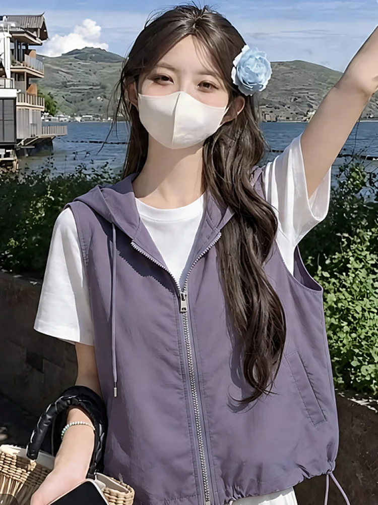 Spring Summer New Loose Women's Sun Protection Vest Casual Sports Thin Outerwear Workwear Style Modern Wind Polyester Fiber
Spring Summer New Loose Women's Sun Protection Vest Casual Sports Thin Outerwear Workwear Style Modern Wind Polyester Fiber