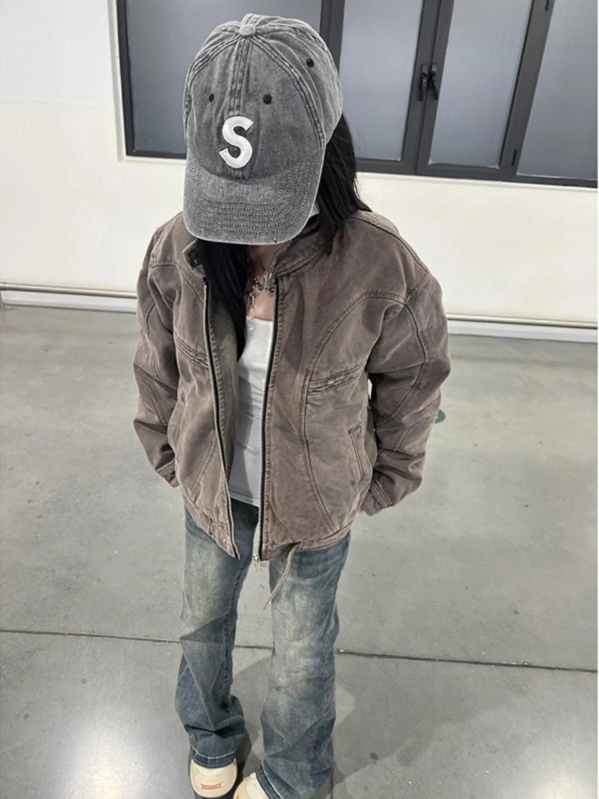 ey Waed Canvas ort Jaet Men's Spring Autumn American Retro Harland Workwear Jaet Youth ular Loose Fit Outerwear
ey Waed Canvas ort Jaet Men's Spring Autumn American Retro Harland Workwear Jaet Youth ular Loose Fit Outerwear
