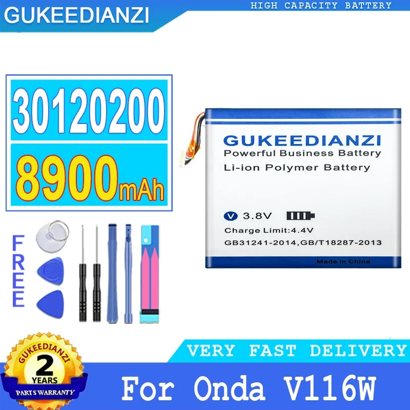 Аккумулятор для ноутбука 8900 мАч GUKEEDIANZI 30120200 для Onda V116W, батарея большой мощности
Аккумулятор для ноутбука 8900 мАч GUKEEDIANZI 30120200 для Onda V116W, батарея большой мощности