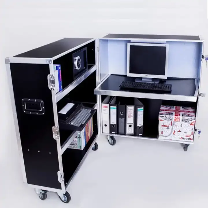Mobile Desk Office Flight Case With Spaces for Computer/Laptop
Mobile Desk Office Flight Case With Spaces for Computer/Laptop