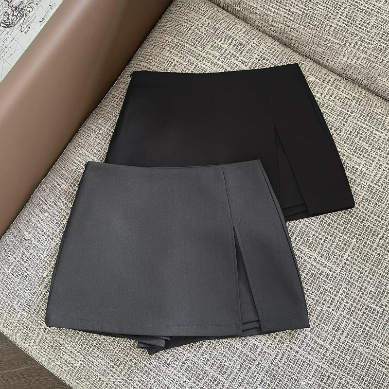 Large Size Black Skirt for Women Spring 2026 American Style Sexy and Spicy Girl Style High-waisted Slimming Slit Grey Suit Dress
Large Size Black Skirt for Women Spring 2026 American Style Sexy and Spicy Girl Style High-waisted Slimming Slit Grey Suit Dress