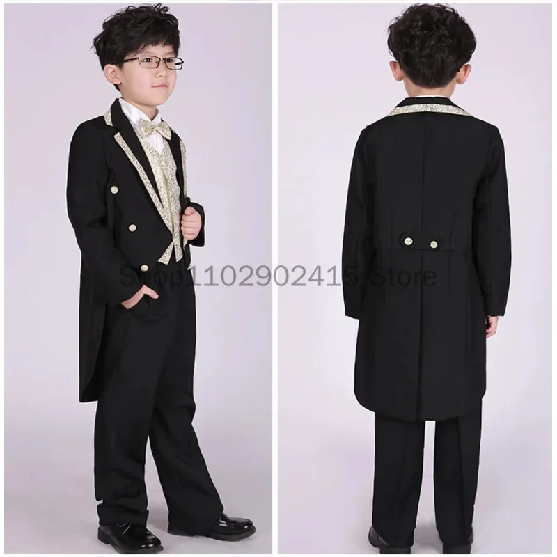 2023 New Arrival Boys' Formal Clothes Set Bowtie+Vest+Shirts+Tailcoat+Pants Children Blazers Suits Child Tuxedo Suit Wholesale
2023 New Arrival Boys' Formal Clothes Set Bowtie+Vest+Shirts+Tailcoat+Pants Children Blazers Suits Child Tuxedo Suit Wholesale