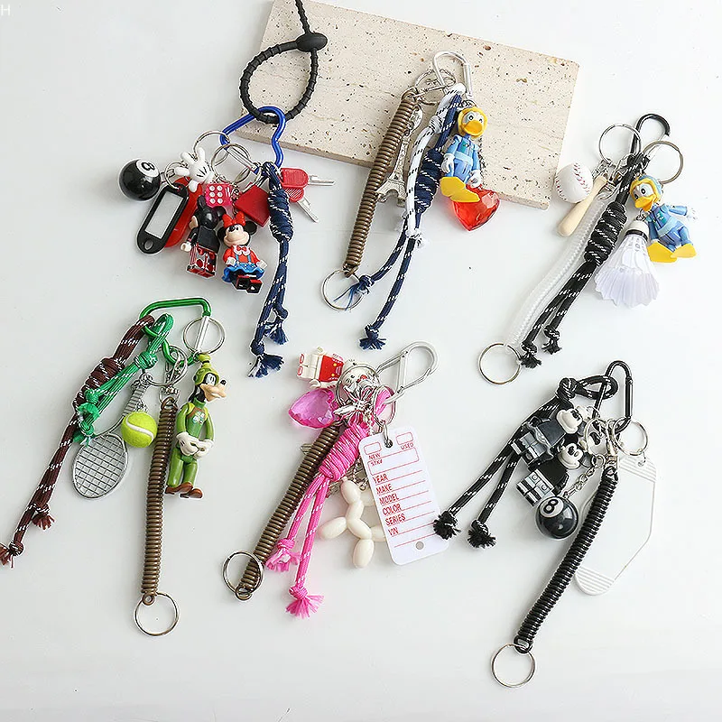 Personalized Keychain Hanging Rope Bag Pendant Decoration Hanging Buckle Bowling Cartoon Doll Keychain Car Pendant
Personalized Keychain Hanging Rope Bag Pendant Decoration Hanging Buckle Bowling Cartoon Doll Keychain Car Pendant