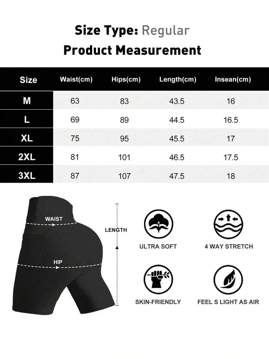 Women High Waist Yoga Shorts With Pockets Tummy Control Compression Bike Shorts Lightweight 4 Way Stretch
Women High Waist Yoga Shorts With Pockets Tummy Control Compression Bike Shorts Lightweight 4 Way Stretch