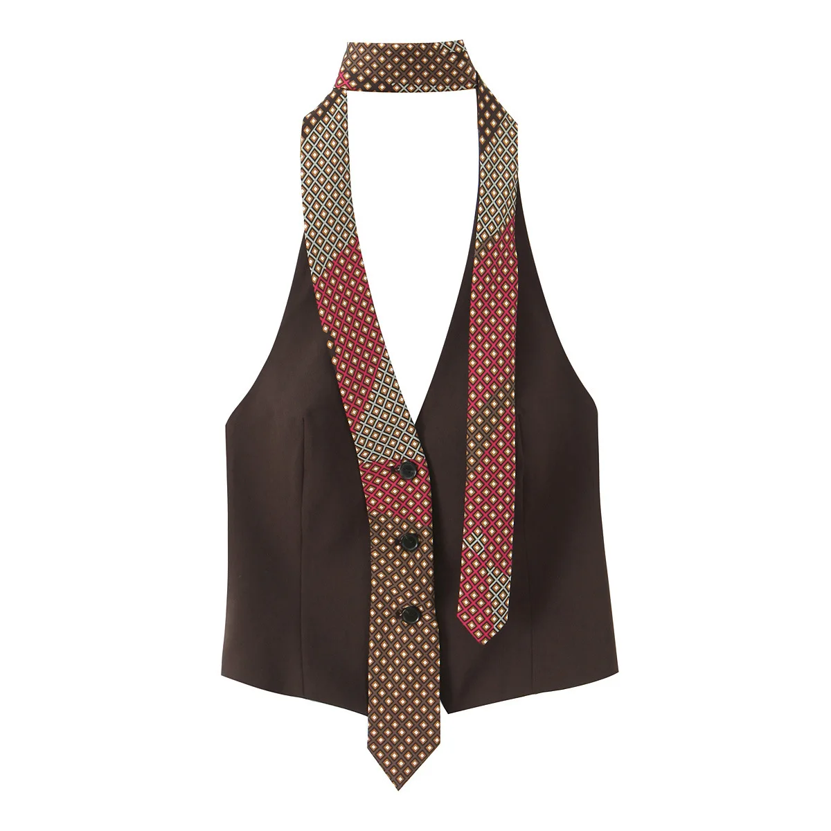 Осень 2024, новинка, пикантный стиль для девочек, топ с лямкой на шее, жилет с v-образным вырезом, укороченный топ без рукавов и открытой спиной для женщин, модная уличная одежда для вечеринок
Осень 2024, новинка, пикантный стиль для девочек, топ с лямкой на шее, жилет с v-образным вырезом, укороченный топ без рукавов и открытой спиной для женщин, модная уличная одежда для вечеринок