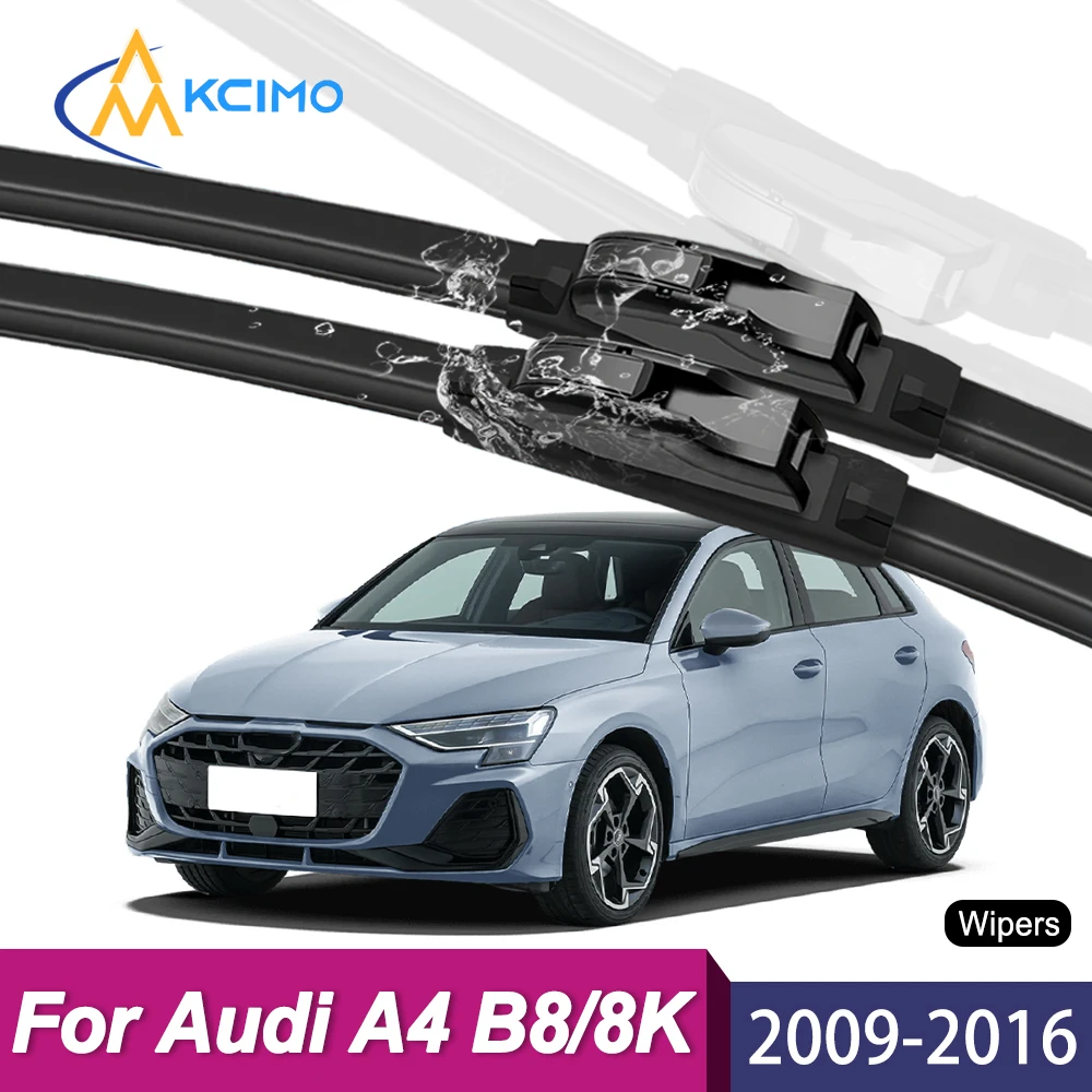 Windshield Wiper Blades for Audi A4 B8/8K 2009-2016, Symmetrical Spoiler, No Gap Wiping
Windshield Wiper Blades for Audi A4 B8/8K 2009-2016, Symmetrical Spoiler, No Gap Wiping