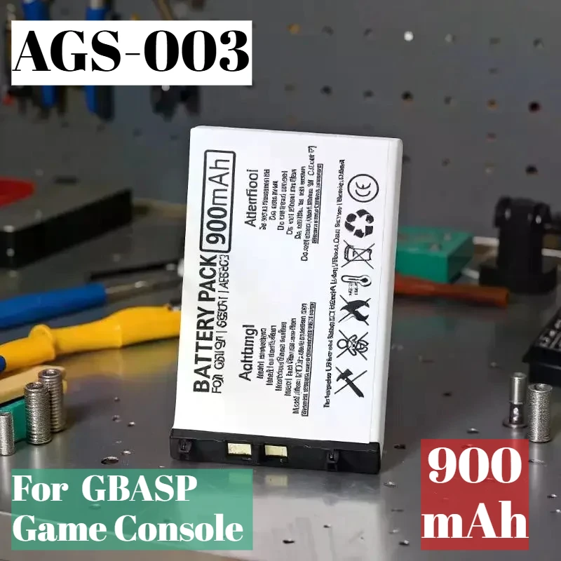 1-10 шт. литиевые аккумуляторы 3,7 В 900 мАч AGS-003 для игровой консоли GBA SP, сменные элементы питания, аксессуары для игр
1-10 шт. литиевые аккумуляторы 3,7 В 900 мАч AGS-003 для игровой консоли GBA SP, сменные элементы питания, аксессуары для игр