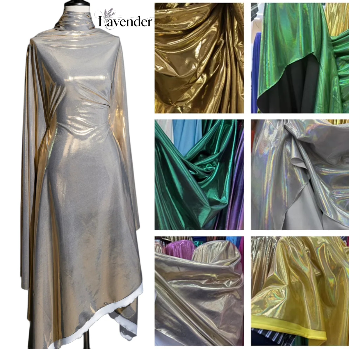 Liquid metal texture hot silver shiny fabric elastic knitted mirror silver suspender dress designer fabrics for sewing
Liquid metal texture hot silver shiny fabric elastic knitted mirror silver suspender dress designer fabrics for sewing