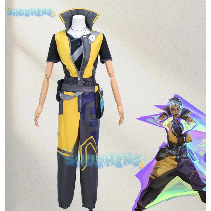 VALORANT Waylay Cosplay Costume Uniform Halloween Carnival Party Christmas Play Role Clothes Clothing for Men Shusheng
VALORANT Waylay Cosplay Costume Uniform Halloween Carnival Party Christmas Play Role Clothes Clothing for Men Shusheng