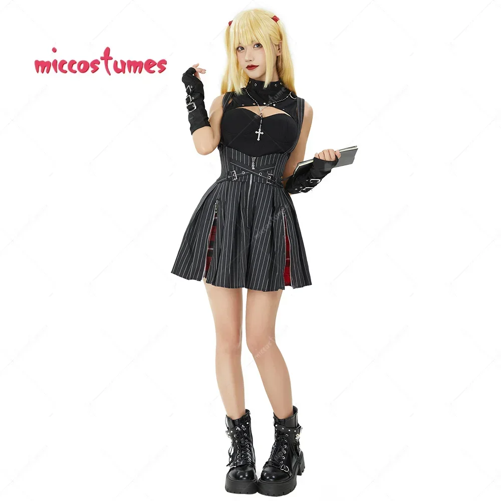HAIKYUU Women's Misa Derivative Sexy Top Skirt Set with Necklace and Gloves Dress Casual Outfit Cosplay Costumes
HAIKYUU Women's Misa Derivative Sexy Top Skirt Set with Necklace and Gloves Dress Casual Outfit Cosplay Costumes