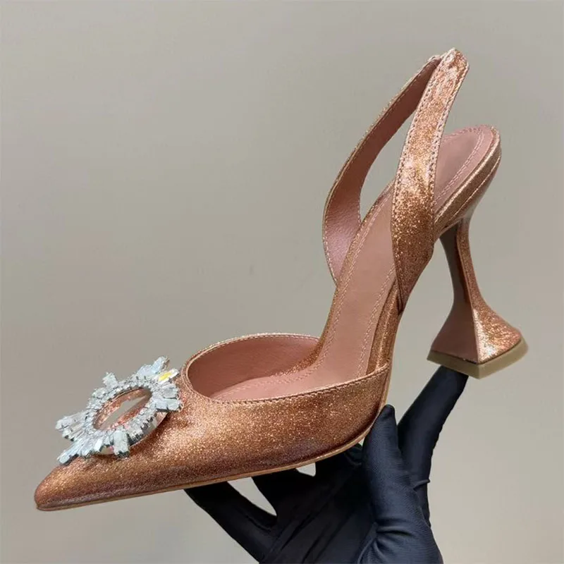 Sexy High Heels Women Pumps Crystal Sun Flower Wedding Shoes Pointed Toe Mesh Lace Strange Style Heels Summer Sandals Woman
Sexy High Heels Women Pumps Crystal Sun Flower Wedding Shoes Pointed Toe Mesh Lace Strange Style Heels Summer Sandals Woman