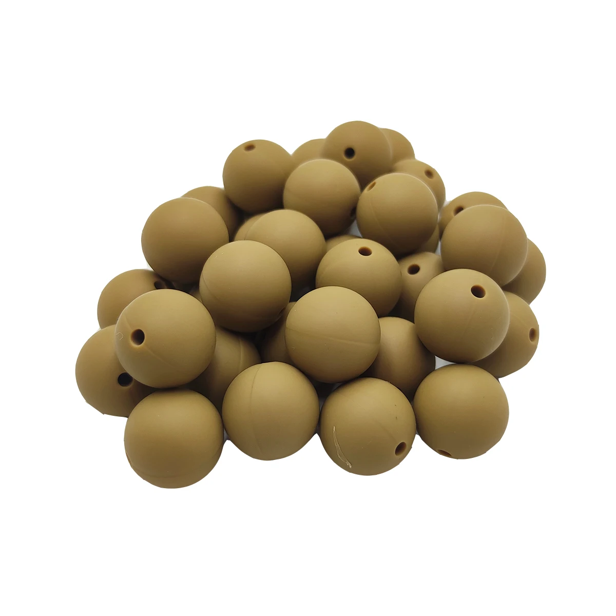 Dim Oatmeal Color Food Grade Silicone Round Bead 12/15mm Baby Teether Necklace Toy DIY Pacifier Chain Care Baby Teether Product
Dim Oatmeal Color Food Grade Silicone Round Bead 12/15mm Baby Teether Necklace Toy DIY Pacifier Chain Care Baby Teether Product