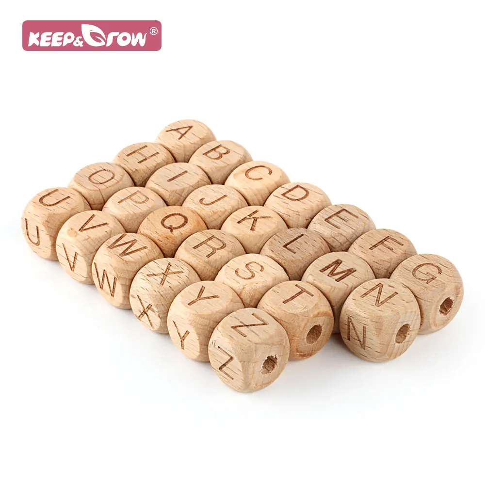 50pcs 12mm Letter Beads Natural Beech Wood English Alphabet Personalized Name Food Grade Wooden Baby Teething Teether Bead Pearl
50pcs 12mm Letter Beads Natural Beech Wood English Alphabet Personalized Name Food Grade Wooden Baby Teething Teether Bead Pearl