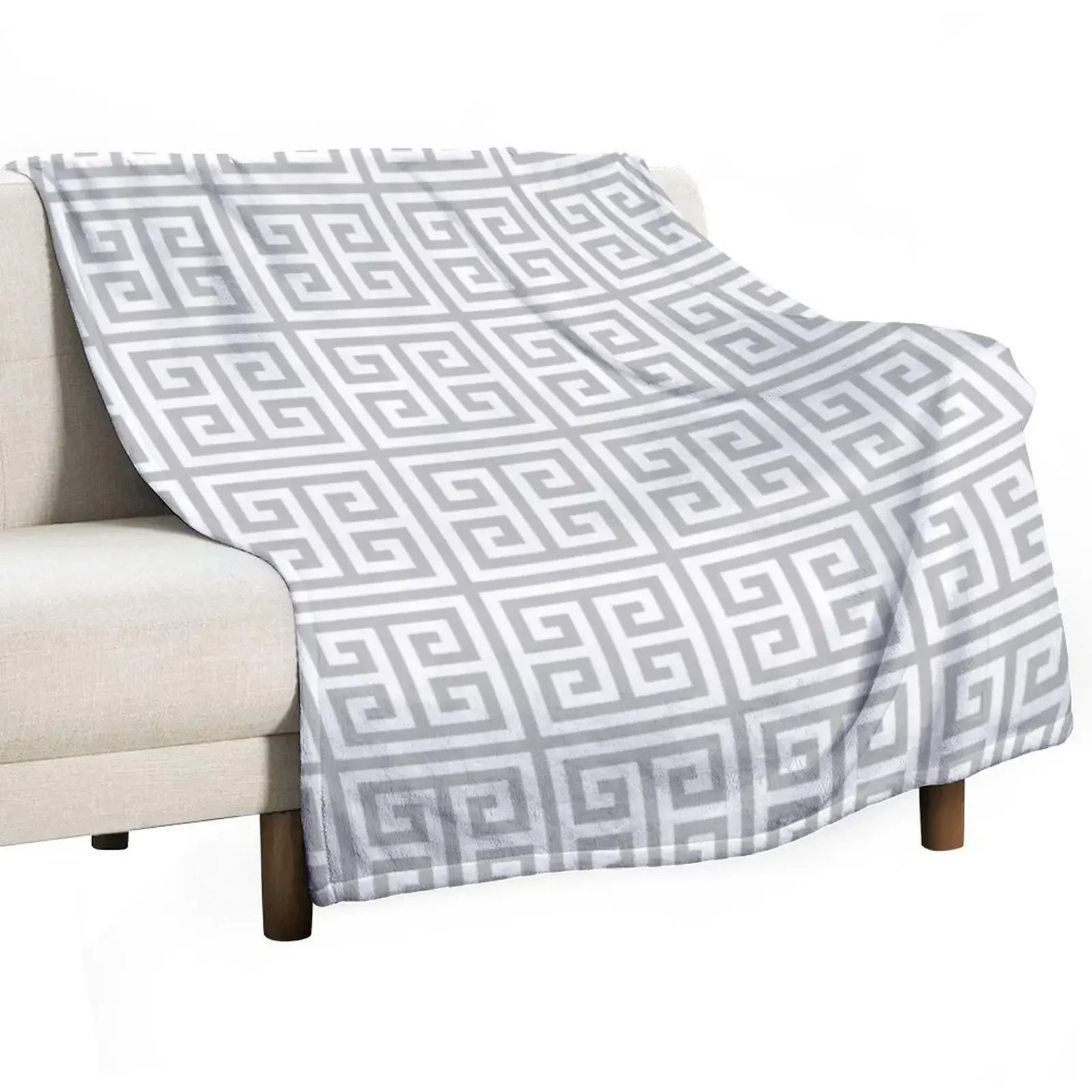Greek Key Silver Gray And White Pattern Throw Blanket Sofa christmas decoration Heavy Blankets
Greek Key Silver Gray And White Pattern Throw Blanket Sofa christmas decoration Heavy Blankets