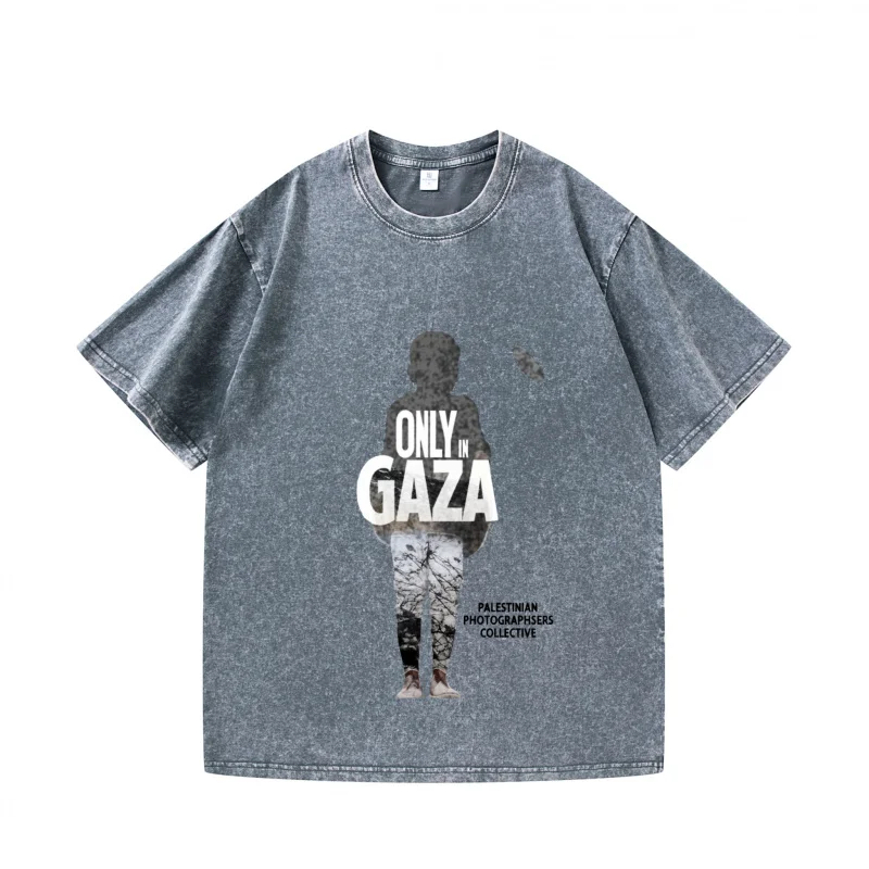 Men's T-Shirt Denim Blue Only Gaza Graphic Print Casual Daily Wear
Men's T-Shirt Denim Blue Only Gaza Graphic Print Casual Daily Wear