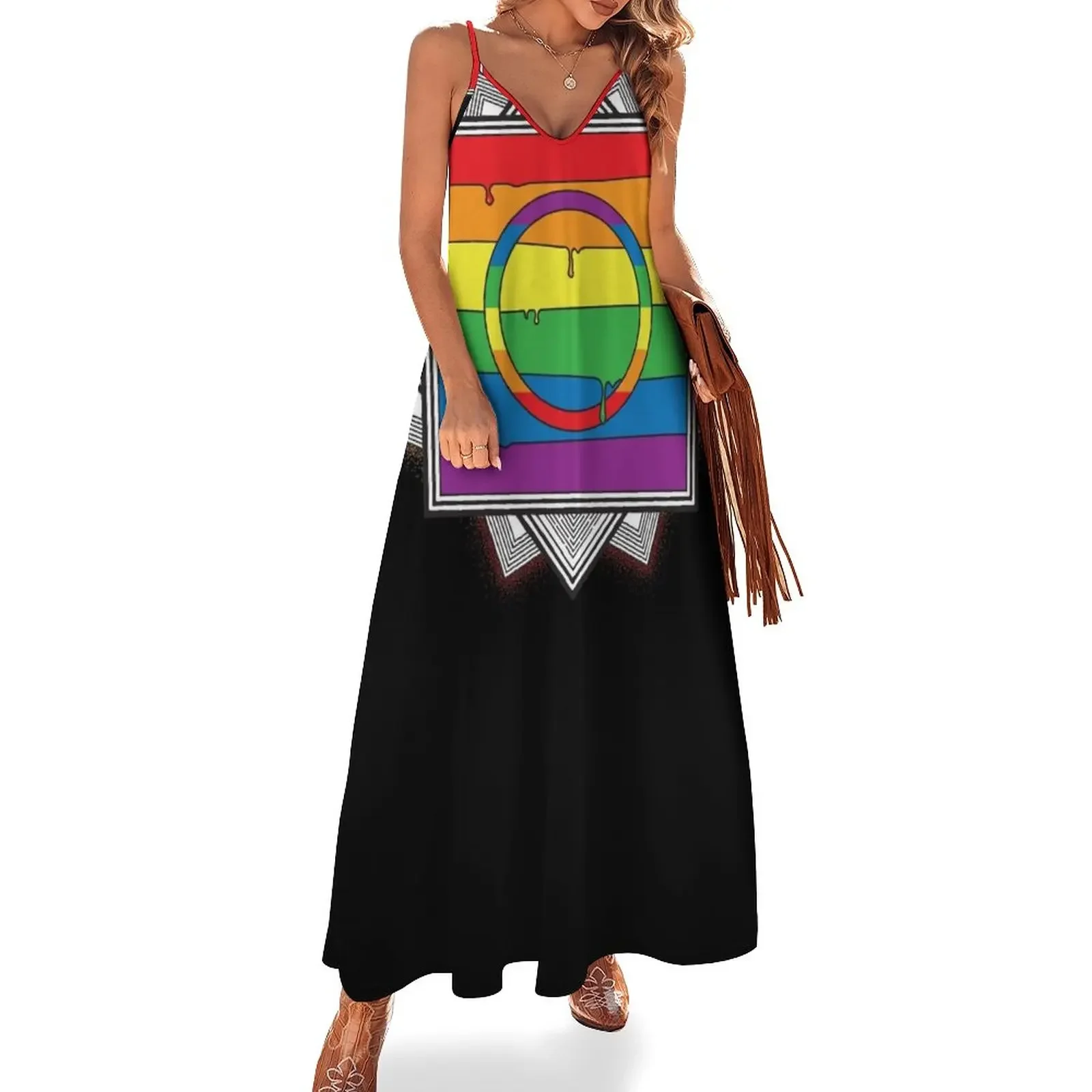 Geometric Rainbow Drip Sleeveless Dress Dresses elegant and pretty women's dresses
Geometric Rainbow Drip Sleeveless Dress Dresses elegant and pretty women's dresses