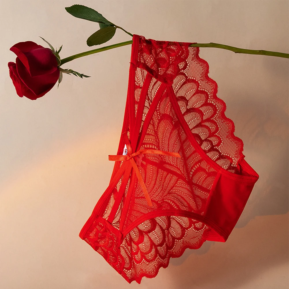 Womens Sexy Ultra Thin Lace See-through Panties Translucent Breathable Briefs Low-waist Sheer Mesh Knickers Bowknot Underwear
Womens Sexy Ultra Thin Lace See-through Panties Translucent Breathable Briefs Low-waist Sheer Mesh Knickers Bowknot Underwear