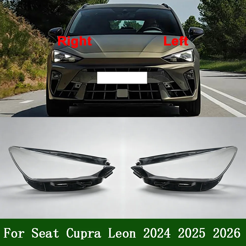 Car Front Headlight Lens Cover For Seat 2024 2025 2026 Cupra Leon Auto Shell Headlamp Lampshade Lampcover Head lamp light cover
Car Front Headlight Lens Cover For Seat 2024 2025 2026 Cupra Leon Auto Shell Headlamp Lampshade Lampcover Head lamp light cover