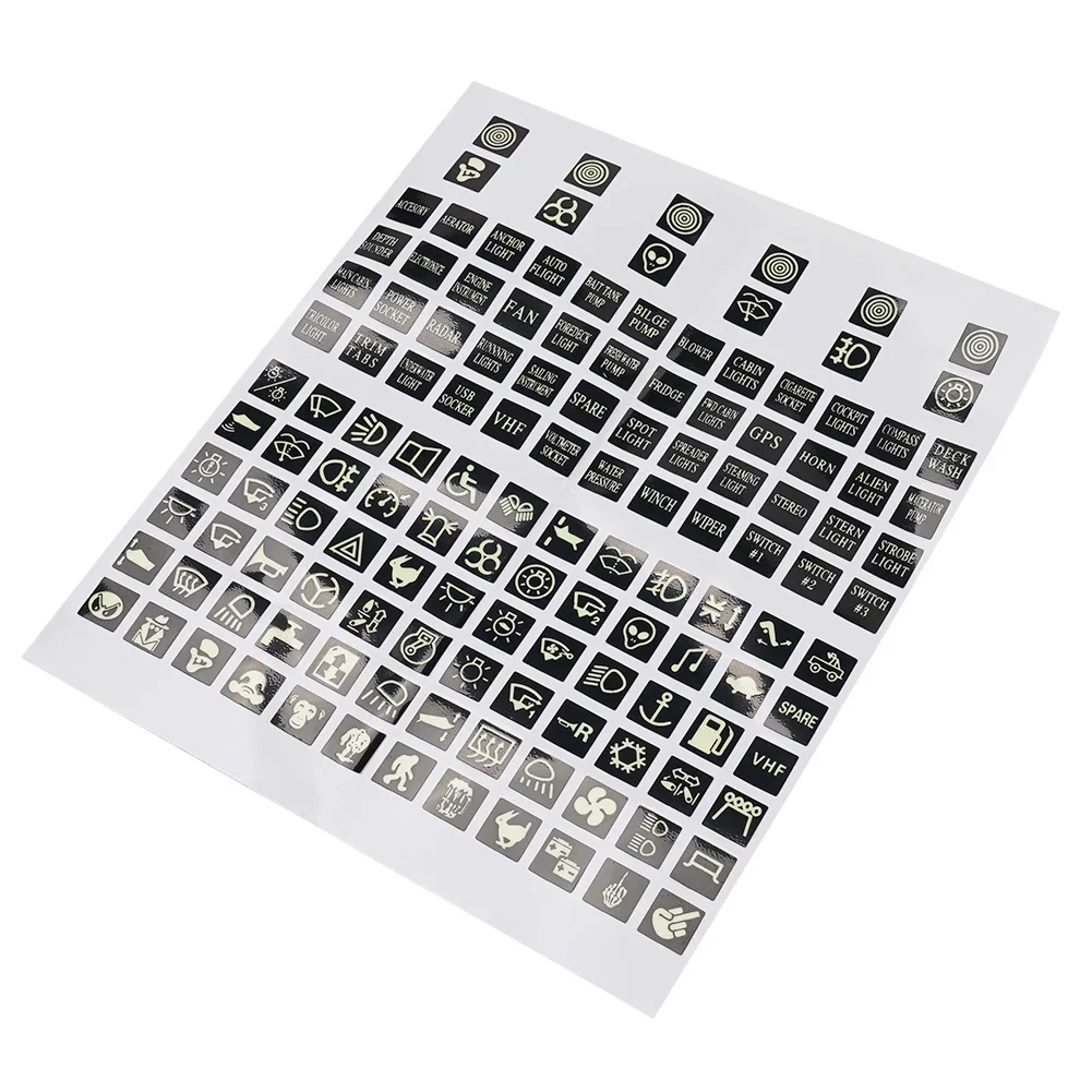 Replacement Rocker Switch Label Circuit Panel Trim 2pcs Car Accessories Decal Decoration Interior Night Glow PVC Sticker
Replacement Rocker Switch Label Circuit Panel Trim 2pcs Car Accessories Decal Decoration Interior Night Glow PVC Sticker