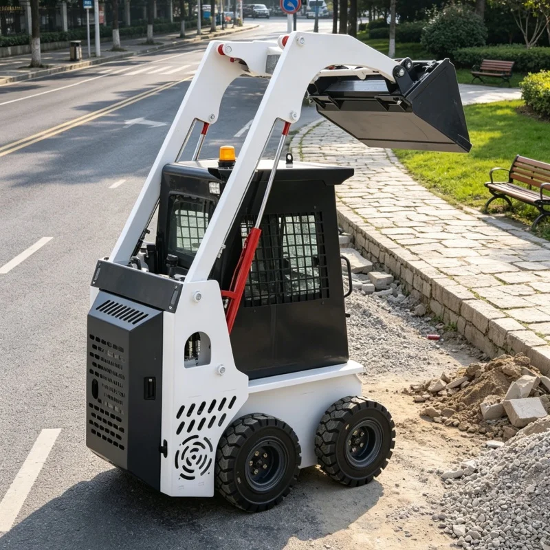 Customized Skid steer loader, material handling skid vehicle, high-quality skid steer equipment, engineering skid steer loader
Customized Skid steer loader, material handling skid vehicle, high-quality skid steer equipment, engineering skid steer loader