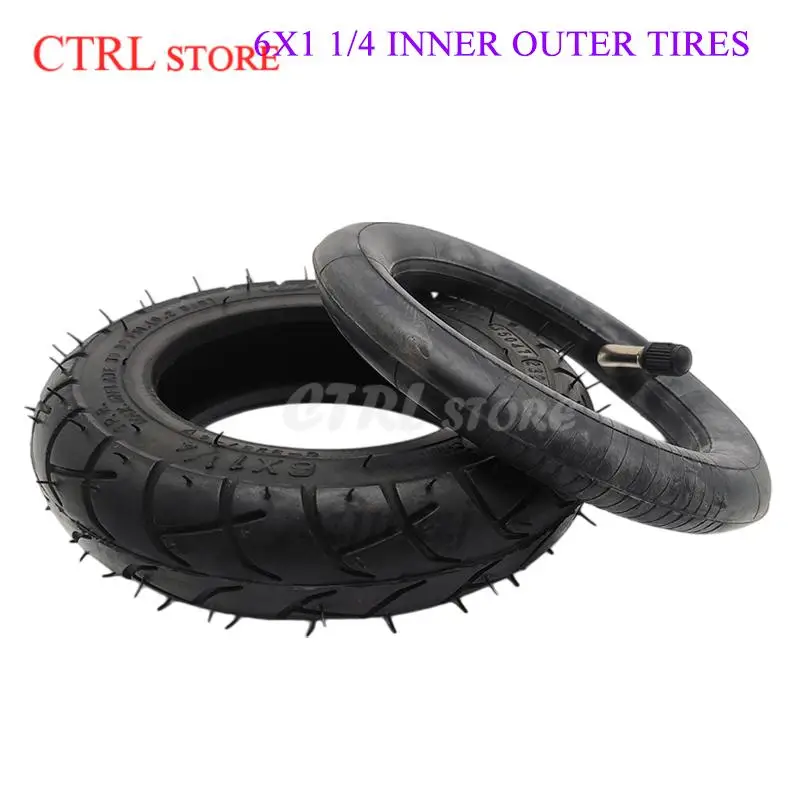 Hot sale high-quality NEW High quality 6-inch 6x1 1/4 inner and outer tires for electric scooter inflatable tire accessories
Hot sale high-quality NEW High quality 6-inch 6x1 1/4 inner and outer tires for electric scooter inflatable tire accessories
