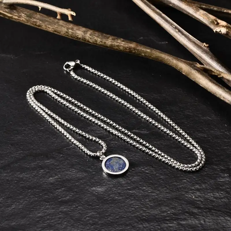 N2UE Stainless Steel Round Pendant Necklace Lightweight Clavicle Chain Accessories Elegant Women's Fashion Accessory
N2UE Stainless Steel Round Pendant Necklace Lightweight Clavicle Chain Accessories Elegant Women's Fashion Accessory