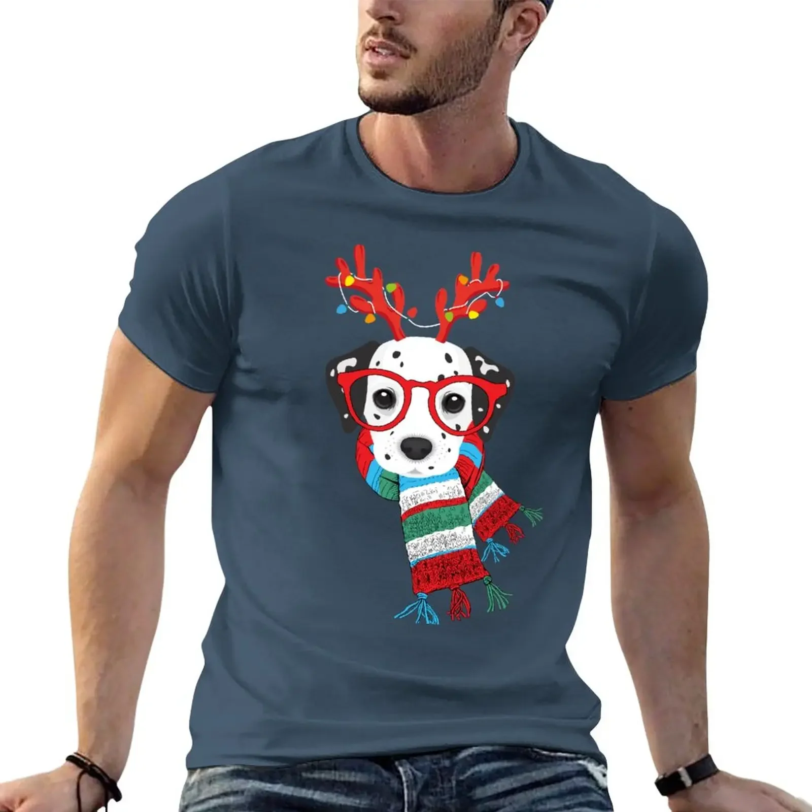 Dalmatian Xmas Holidays Reindeer Christmas Lights T-Shirt animal prinfor boys korean fashion mens funny t shirts
Dalmatian Xmas Holidays Reindeer Christmas Lights T-Shirt animal prinfor boys korean fashion mens funny t shirts