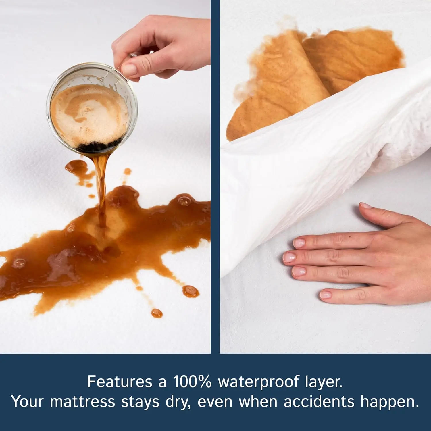 Super Deep Pocket Mattress Encasement - King - Zippered Bedbug Waterproof Protector For Very Deep Mattresses 20-24 Inch Depth
Super Deep Pocket Mattress Encasement - King - Zippered Bedbug Waterproof Protector For Very Deep Mattresses 20-24 Inch Depth