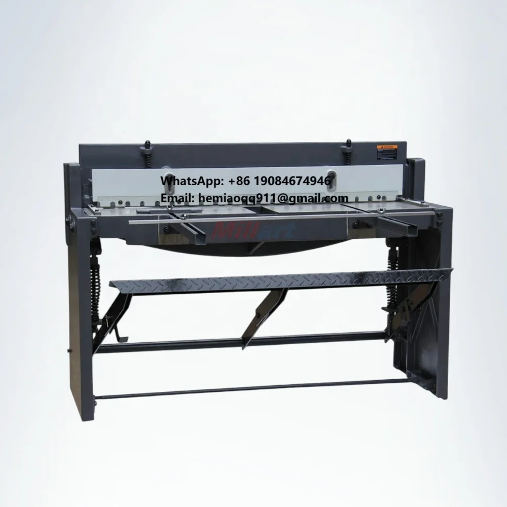 Manual Sheet Metal Cutting Machine Metal Foot Pedal Shearing Machine Q01-1.0x1000
Manual Sheet Metal Cutting Machine Metal Foot Pedal Shearing Machine Q01-1.0x1000