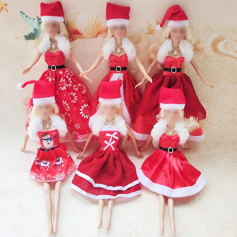 Fashion Handmade 6 Item/set Kids Toy Christmas Dress Gifts Dolls Accessories Clothes For Doll Dresses DIY Christmas Present Girl
Fashion Handmade 6 Item/set Kids Toy Christmas Dress Gifts Dolls Accessories Clothes For Doll Dresses DIY Christmas Present Girl