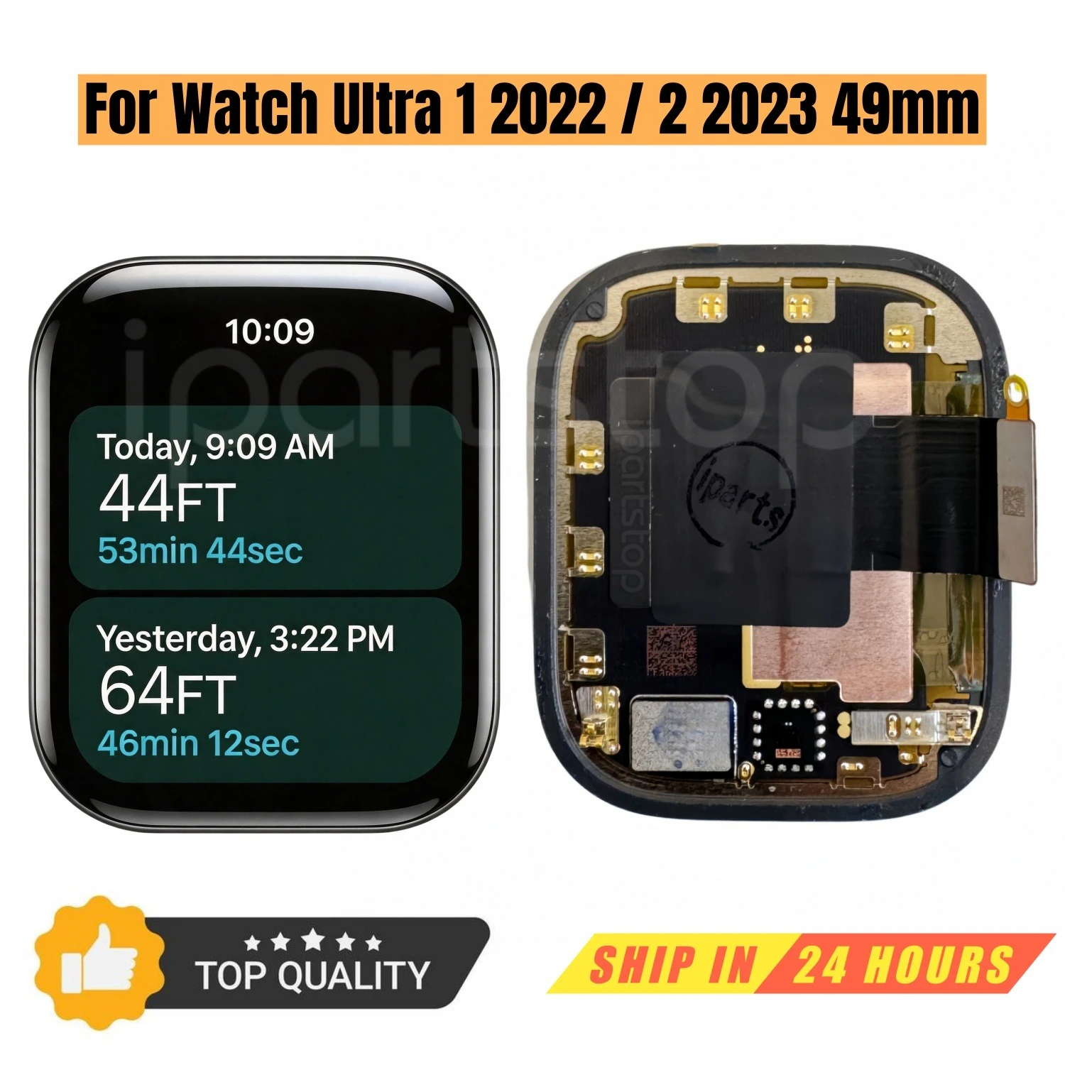 iParts Replacement OLED Display for Apple Watch Ultra 1 A2684 A2622 Ultra2 A2986 49mm Retina Touch Screen Digitizer Assembly OEM
iParts Replacement OLED Display for Apple Watch Ultra 1 A2684 A2622 Ultra2 A2986 49mm Retina Touch Screen Digitizer Assembly OEM