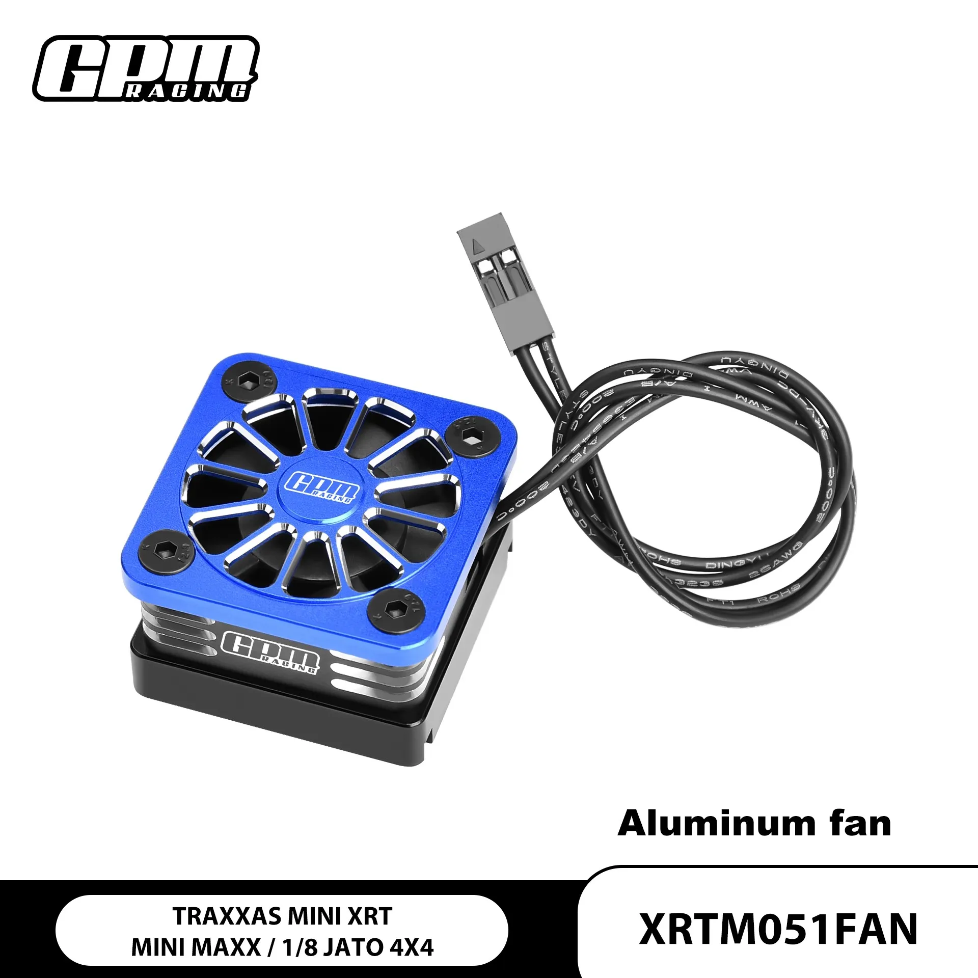 TRAXXAS Mini XRT Mini X Aluminum Alloy High Speed Double Bearing Electric Adjustable Fan 20000 RPM
TRAXXAS Mini XRT Mini X Aluminum Alloy High Speed Double Bearing Electric Adjustable Fan 20000 RPM