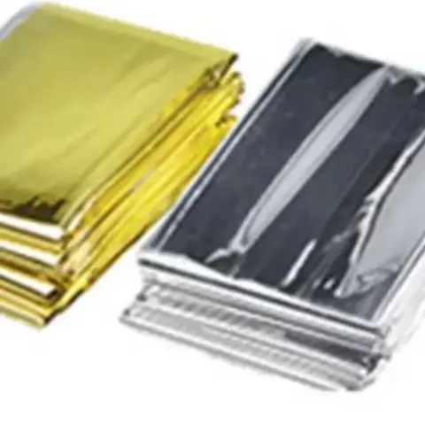 Solar Space Blanket Reflectiv Film Camping Survival Safety Aid Insulating Mylar Thermal 160x210cm Gold 130x210cm Silver Blankets
Solar Space Blanket Reflectiv Film Camping Survival Safety Aid Insulating Mylar Thermal 160x210cm Gold 130x210cm Silver Blankets