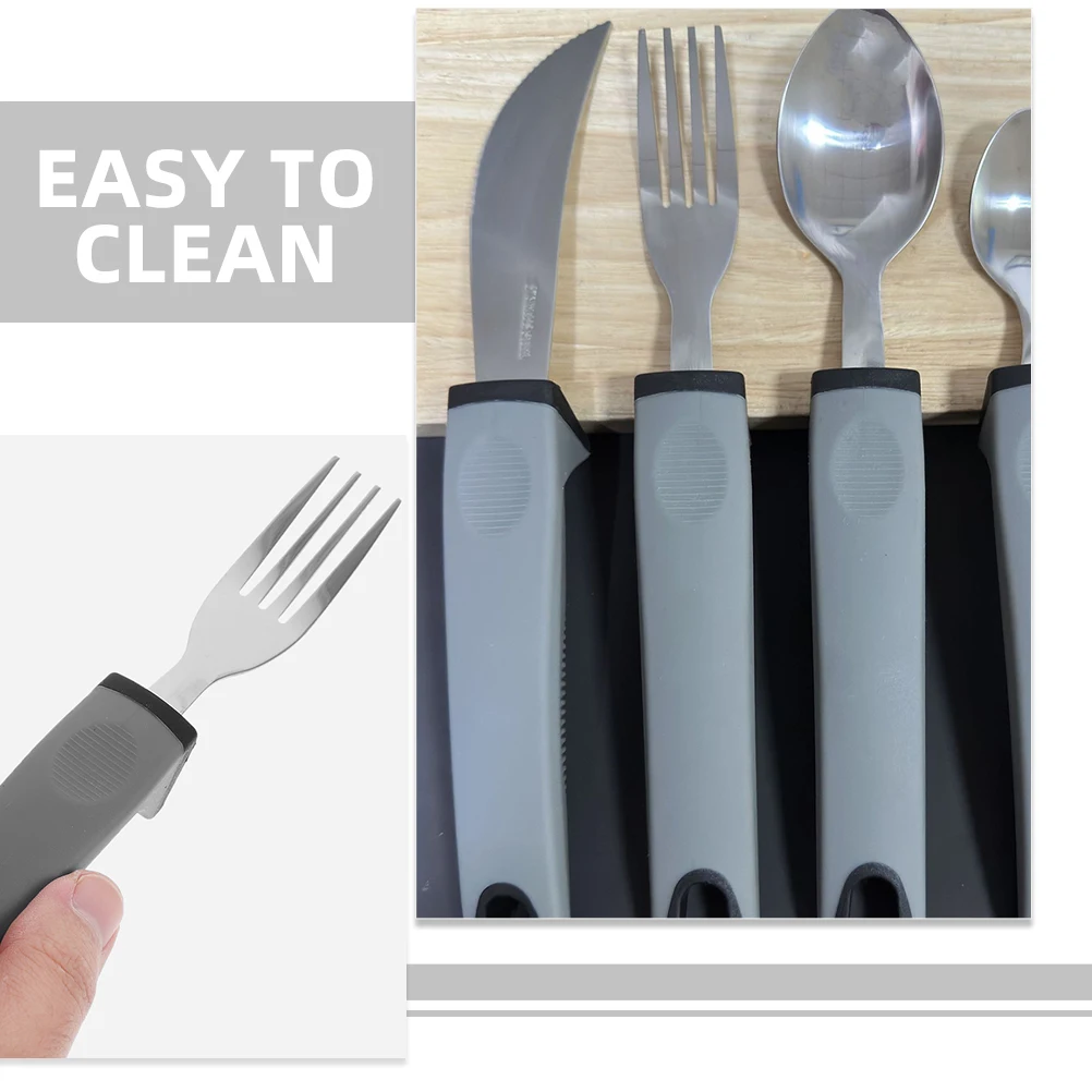 1 комплект, набор посуды для пожилых людей с защитой от трембы, ручка из нержавеющей стали TPR, адаптивная вилка, ложка, столовые приборы, портативная обеденная посуда для путешествий и дома
1 комплект, набор посуды для пожилых людей с защитой от трембы, ручка из нержавеющей стали TPR, адаптивная вилка, ложка, столовые приборы, портативная обеденная посуда для путешествий и дома