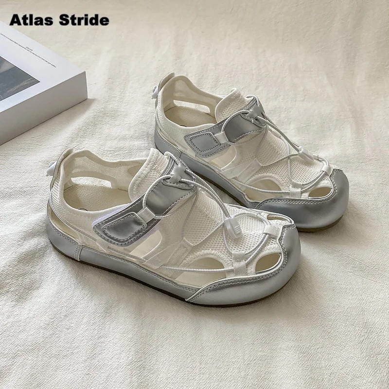 Women's Mesh Fisherman Sandals Drawstring Closure Breathable Open-Toe Lightweight Non-Slip Sole Casual Daily Walking Summer Shoe
Women's Mesh Fisherman Sandals Drawstring Closure Breathable Open-Toe Lightweight Non-Slip Sole Casual Daily Walking Summer Shoe