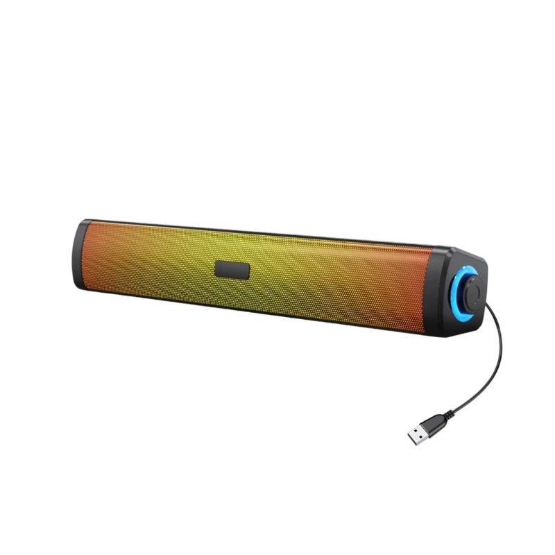 Space Saving Desktop Soundbar with Powerful Bass and Colorful Lighting Speakers 601B
Space Saving Desktop Soundbar with Powerful Bass and Colorful Lighting Speakers 601B