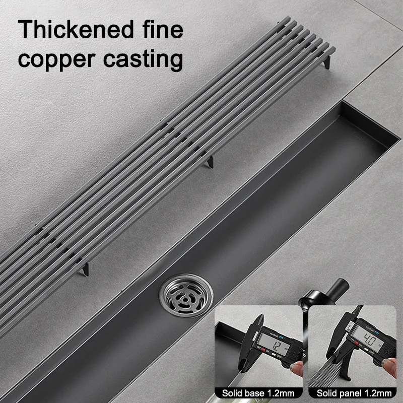 Thickened Bath Shower Drain 304 Stainless Steel Long Strip Floor Drain Anti-odor Large Displacement Waste Filter Drainage 100cm
Thickened Bath Shower Drain 304 Stainless Steel Long Strip Floor Drain Anti-odor Large Displacement Waste Filter Drainage 100cm