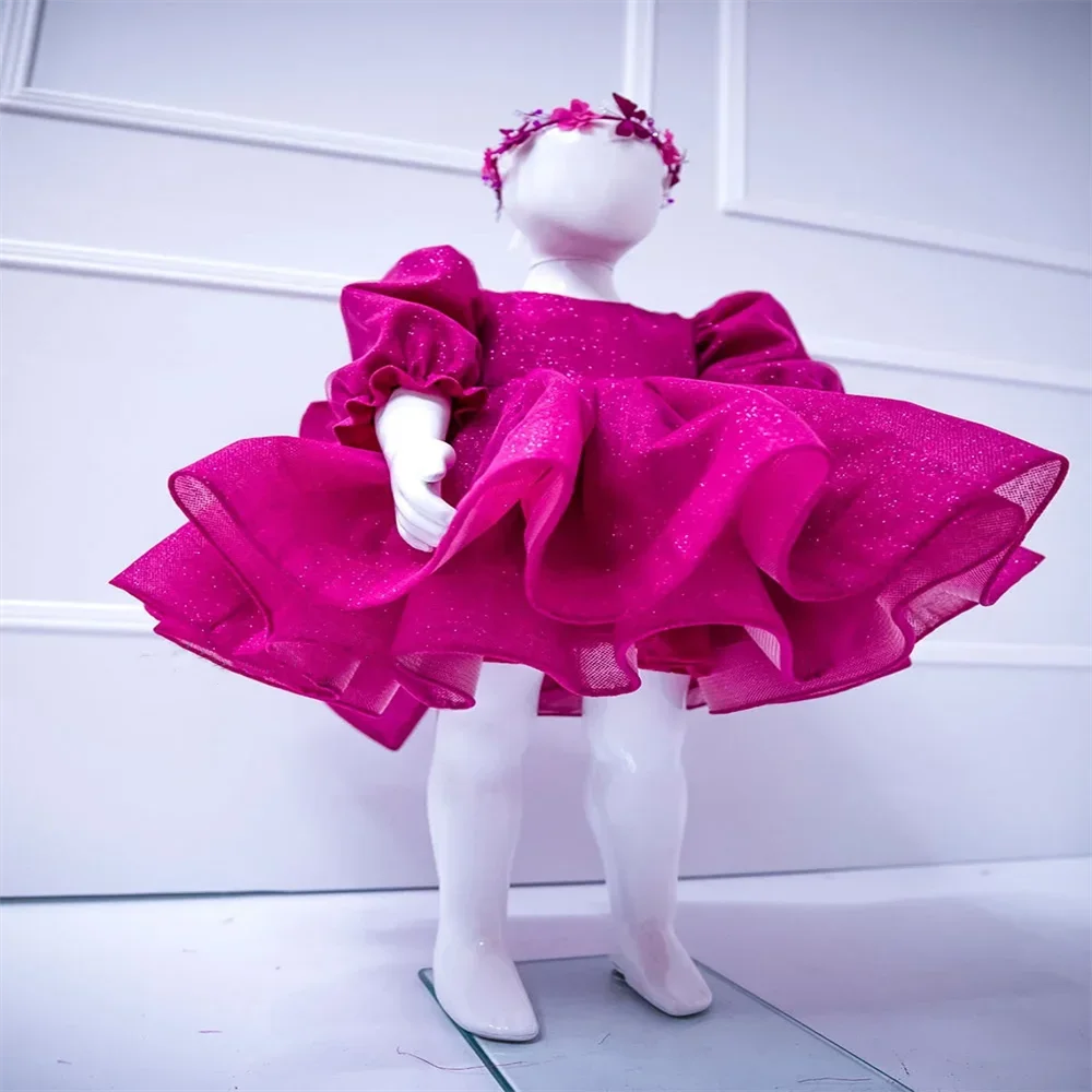 Fuchsia Birthday Baptism Flower Girl Dress Tutu Sparkling Prom Princess Wedding Gown Special Occasion Child Baby Dress
Fuchsia Birthday Baptism Flower Girl Dress Tutu Sparkling Prom Princess Wedding Gown Special Occasion Child Baby Dress