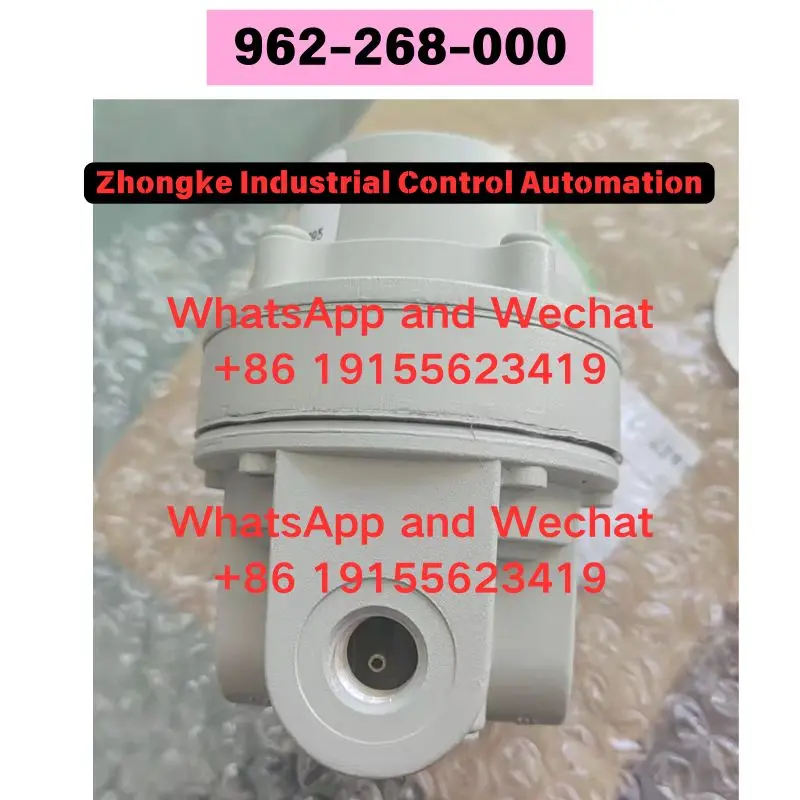 Абсолютно новый оригинальный регулирующий клапан давления 962-268-000. Быстрая доставка.
Абсолютно новый оригинальный регулирующий клапан давления 962-268-000. Быстрая доставка.