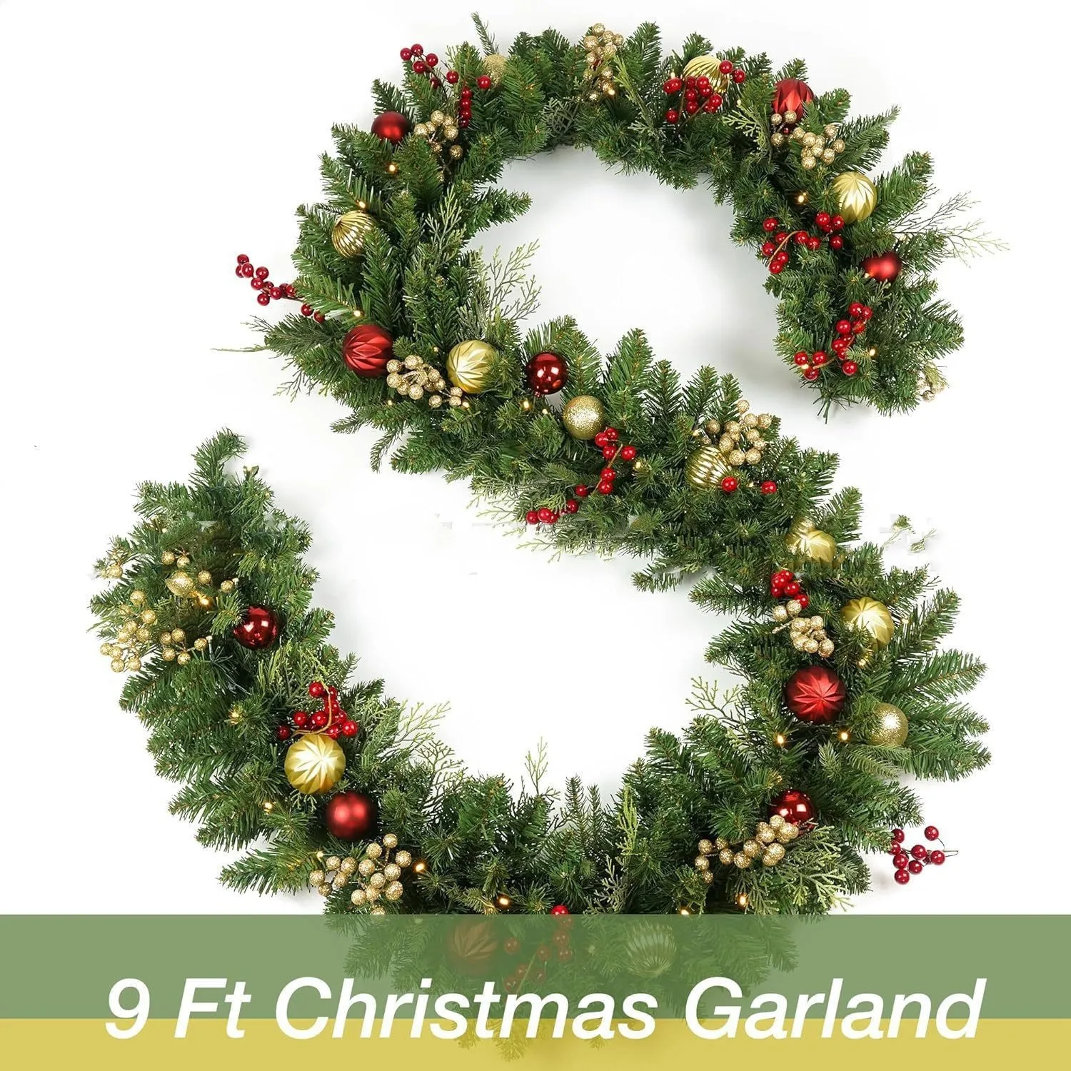 Christmas Garlands With Red Berries Artificial Christmas Rattan Xmas Ball Home Tree Stairs Door New Year Christmas Decoration
Christmas Garlands With Red Berries Artificial Christmas Rattan Xmas Ball Home Tree Stairs Door New Year Christmas Decoration