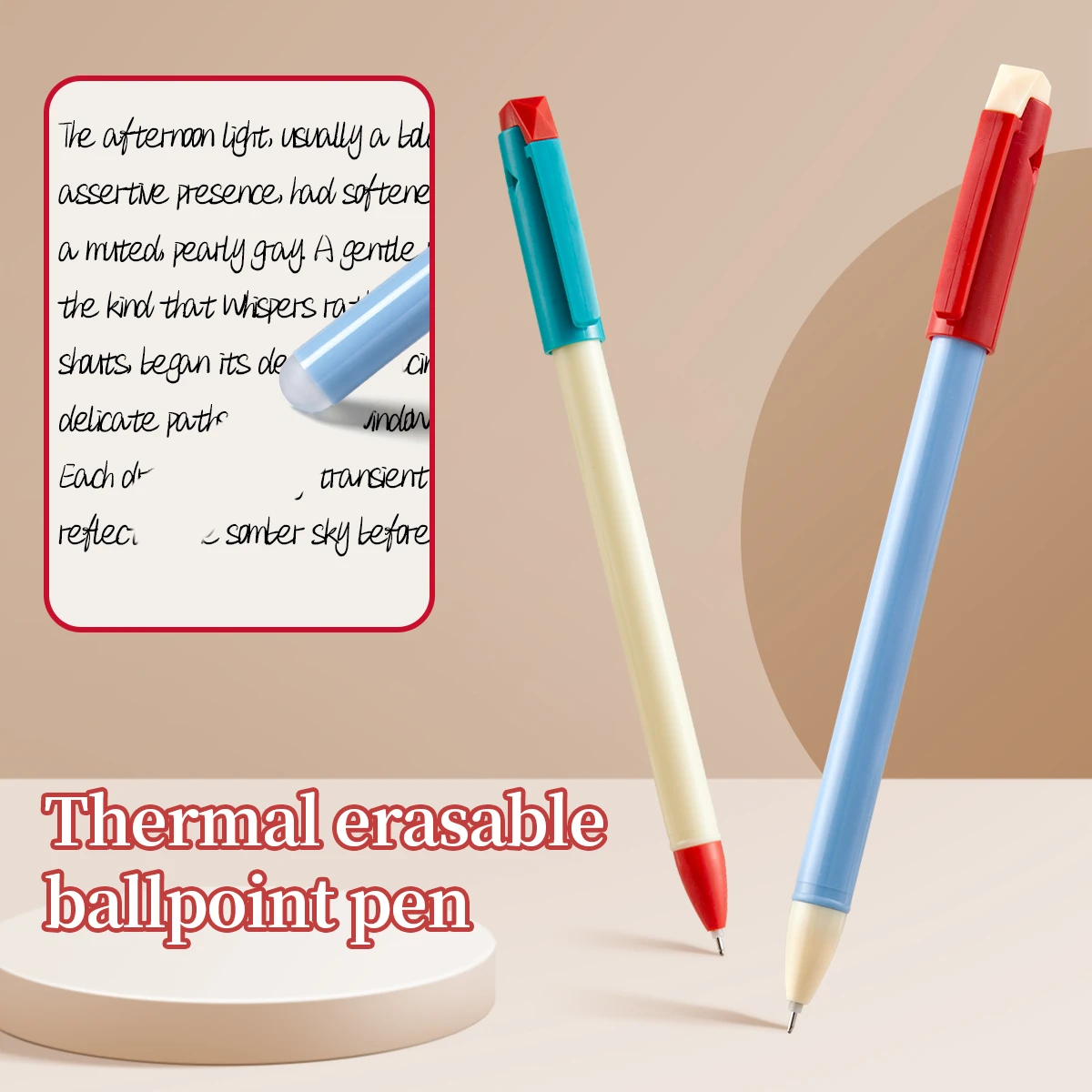 Erasable Gel Pens, 0.5mm Fine Tip, Thermal Erasable Ink, Smooth Writing Pens for School, Homework & Office Use
Erasable Gel Pens, 0.5mm Fine Tip, Thermal Erasable Ink, Smooth Writing Pens for School, Homework & Office Use