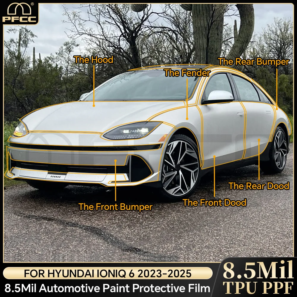 PPF TPU for Hyundai Ioniq 6 2023 2024 Car Body Precut Sticker Paint Protection Film Anti-Scratch TPU Clear Bra PPF Decal 8.5mil
PPF TPU for Hyundai Ioniq 6 2023 2024 Car Body Precut Sticker Paint Protection Film Anti-Scratch TPU Clear Bra PPF Decal 8.5mil