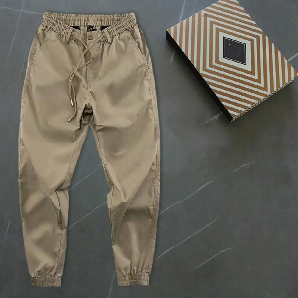 Men Spring Autumn Thin Long Sweatpants Elastic Waistband Drawstring Zipper Button Fly Casual Sport Pants Streetwear Cargo Pants
Men Spring Autumn Thin Long Sweatpants Elastic Waistband Drawstring Zipper Button Fly Casual Sport Pants Streetwear Cargo Pants