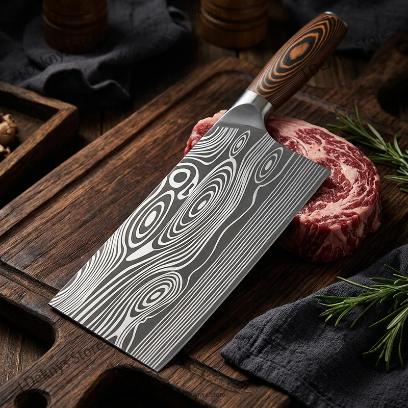 High-Grade Damascus Forged Kitchen Knife 5cr15mov Stainless Steel Chinese Chef Cleaver - Premium Quality Kitchen Cutlery
High-Grade Damascus Forged Kitchen Knife 5cr15mov Stainless Steel Chinese Chef Cleaver - Premium Quality Kitchen Cutlery