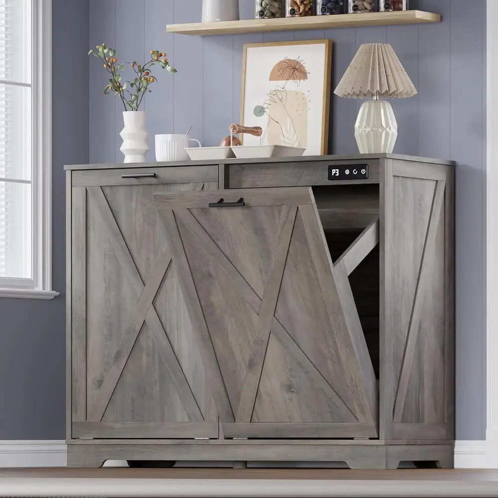 Double Bin Trash & Recycle Cabinet with Odor Control for Kitchen, Bathroom, and Laundry
Double Bin Trash & Recycle Cabinet with Odor Control for Kitchen, Bathroom, and Laundry