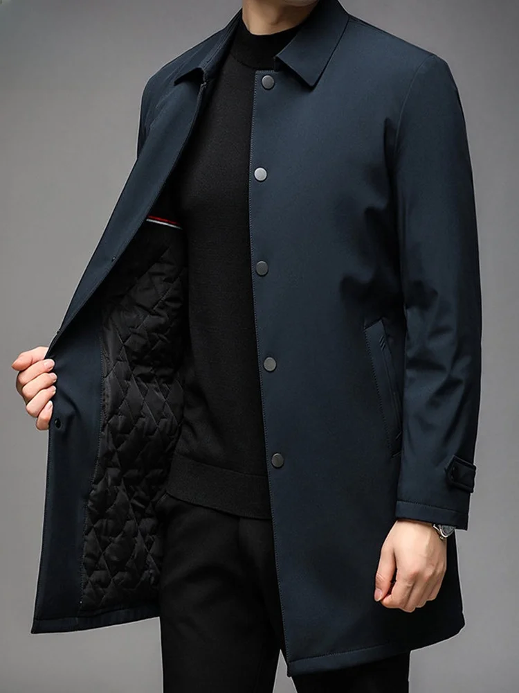 Мужская ветровка средней длины TUCANO: новая коллекция для осени и зимы, повседневная деловая одежда из полиэстера для отцов
Мужская ветровка средней длины TUCANO: новая коллекция для осени и зимы, повседневная деловая одежда из полиэстера для отцов