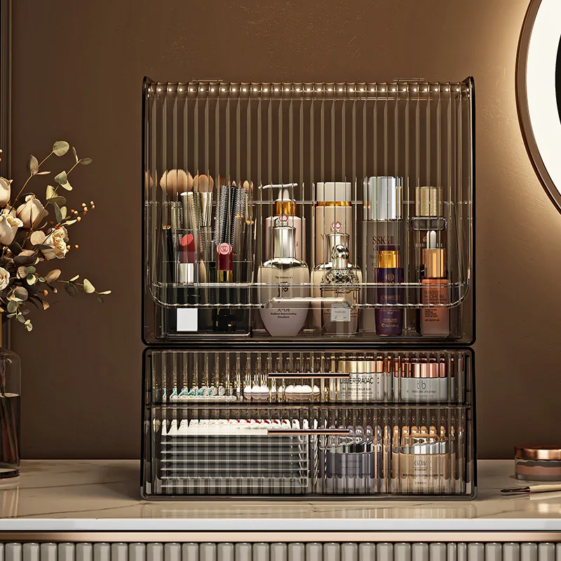 Transparent Cosmetic Case Dust-Proof Drawer-Style Desktop Organizing Box Large-Capacity Cosmetic Storage Box
Transparent Cosmetic Case Dust-Proof Drawer-Style Desktop Organizing Box Large-Capacity Cosmetic Storage Box