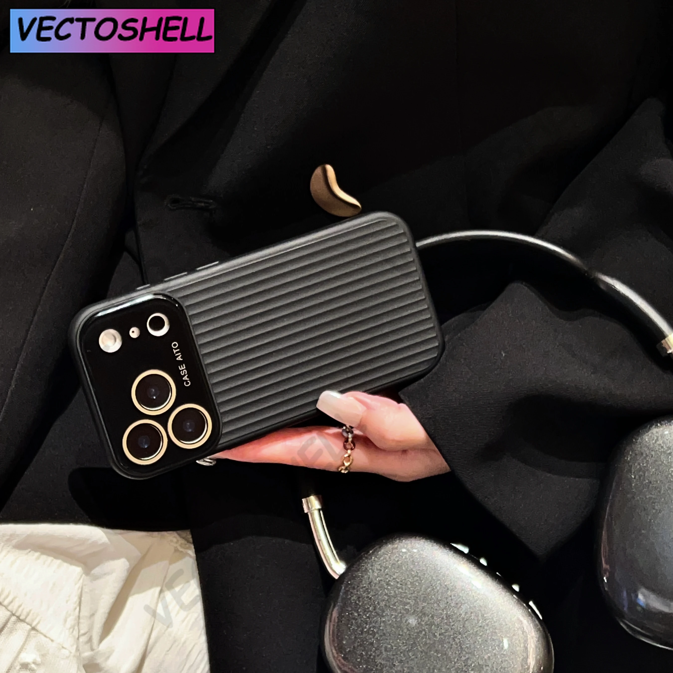 Stripe Luggage Large Window Phone Case For iPhone Air 17 16 15 14 13 12 Pro Max Glass Lens Protect Corrugated Candy Color Cover
Stripe Luggage Large Window Phone Case For iPhone Air 17 16 15 14 13 12 Pro Max Glass Lens Protect Corrugated Candy Color Cover